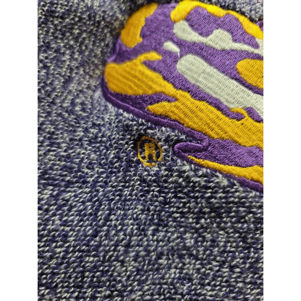 LSU Tigers Raglan Long Sleeve Comfy Terry Sweatshirt XX-Large Gameday Tailgate - Picture 6 of 10